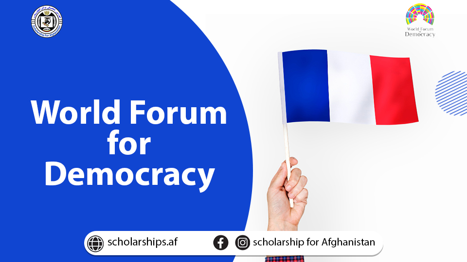 World Forum for Democracy 2023 Scholarships.af